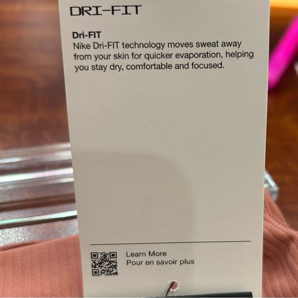 Nike Zenvy Coral High Rise Leggings 7/8 Length   Size: XL.   NWT - Picture 7 of 8